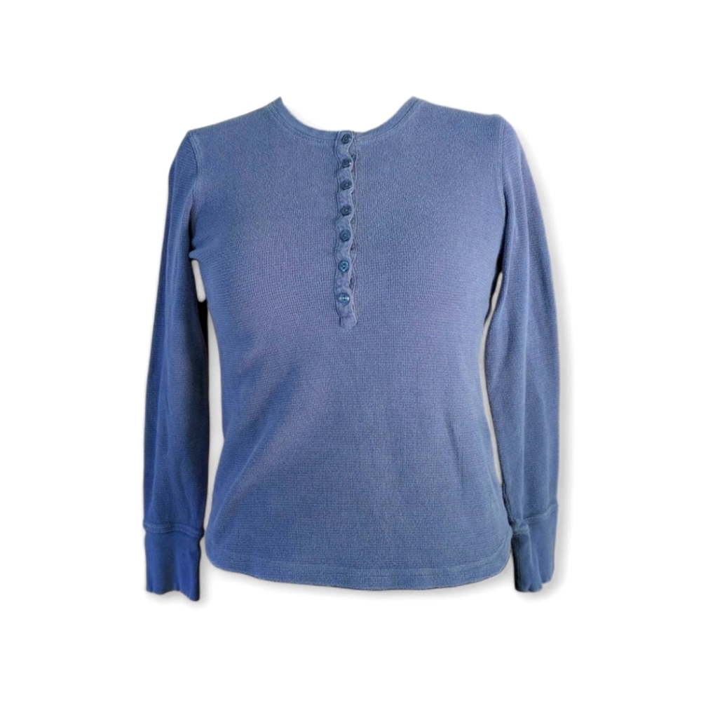 L.L. Bean Blue Thermal Henley
